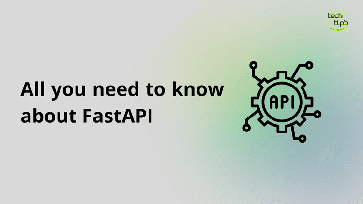 Cover image for a tutorial blog about FastAPI, featuring an illustration of API development