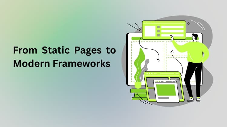 front-end evolution, From Static Pages to Modern Frameworks image