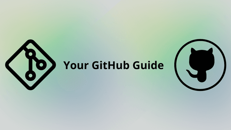 Git and GitHub logos representing version control system and cloud-based code collaboration tools for developers